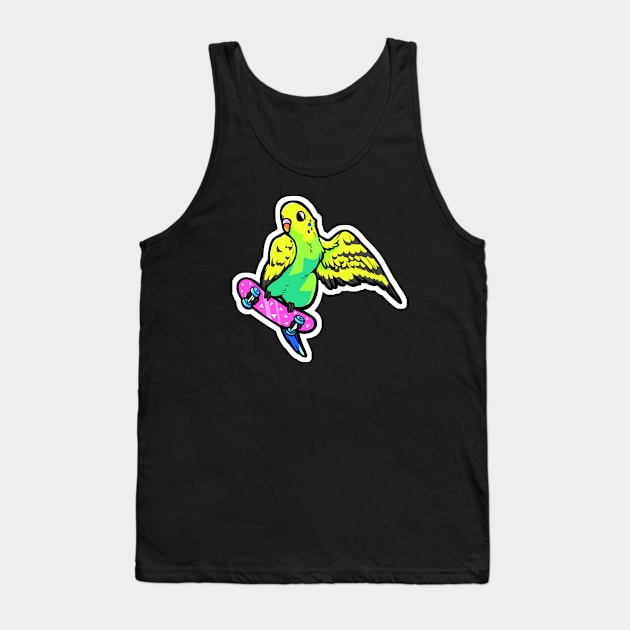 Rad Budgie Tank Top by arkay9